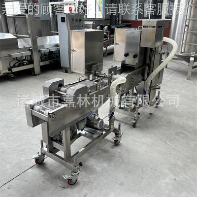 肉饼成SSL型机裹 上糠机 鸡无骨柳糠机鱼备排裹雪花糠设 奶枣撒糠