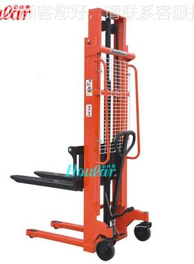 1MS420单门架手动堆高车（载重500kg6/00kg/20000kg升高1.米）