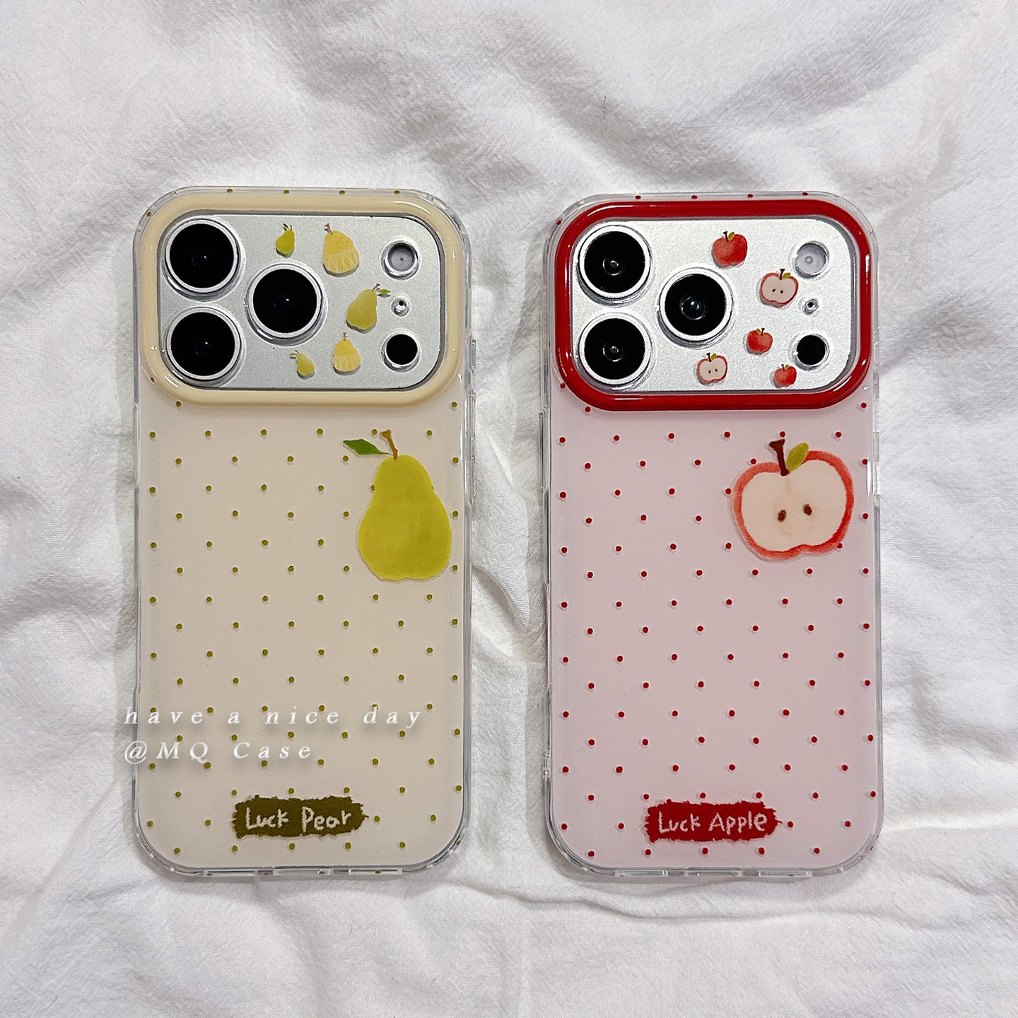 ins少女心波点水果适用苹果17手机壳iPhone17Promax新款16高级感15保护套Pro硅胶防摔全包夏季小清新软壳女pm