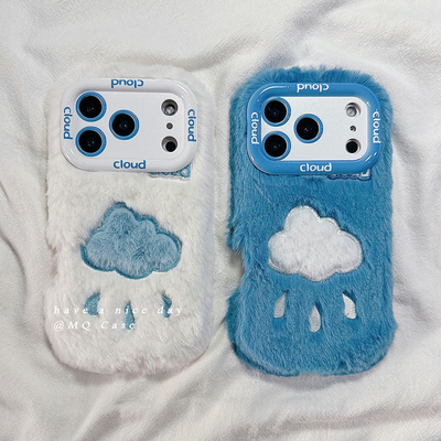 适用于iPhone毛绒小众ins手机壳