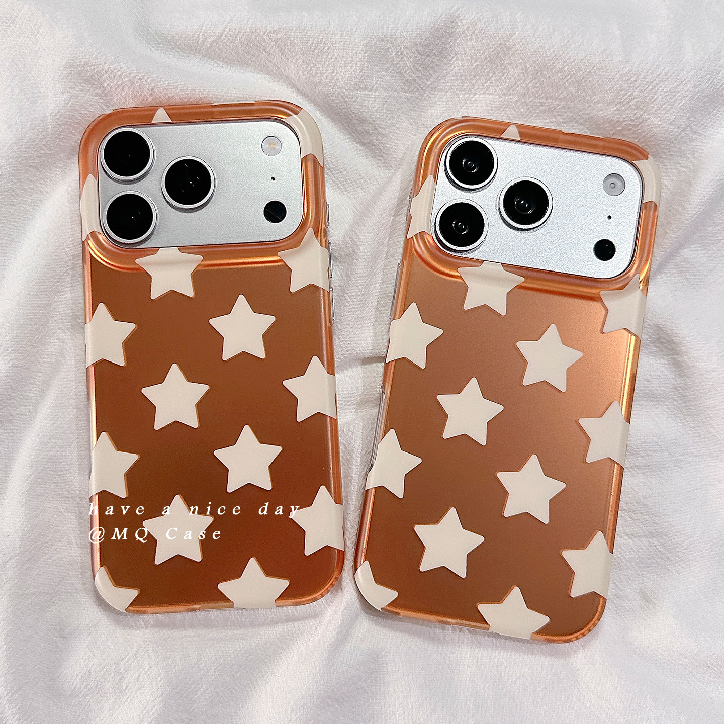 适用于iPhone简约小众星星手机壳
