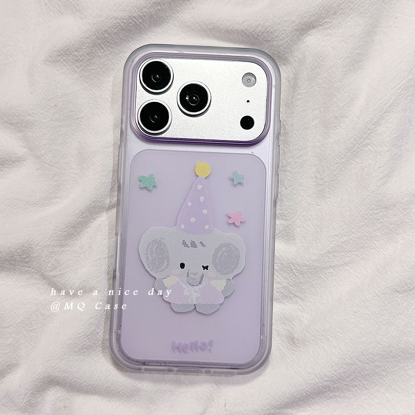 ins可爱油画大象卡通适用苹果17手机壳iPhone17Promax新款16高级感15保护套18Pro硅胶防摔全包超薄磨砂软壳女