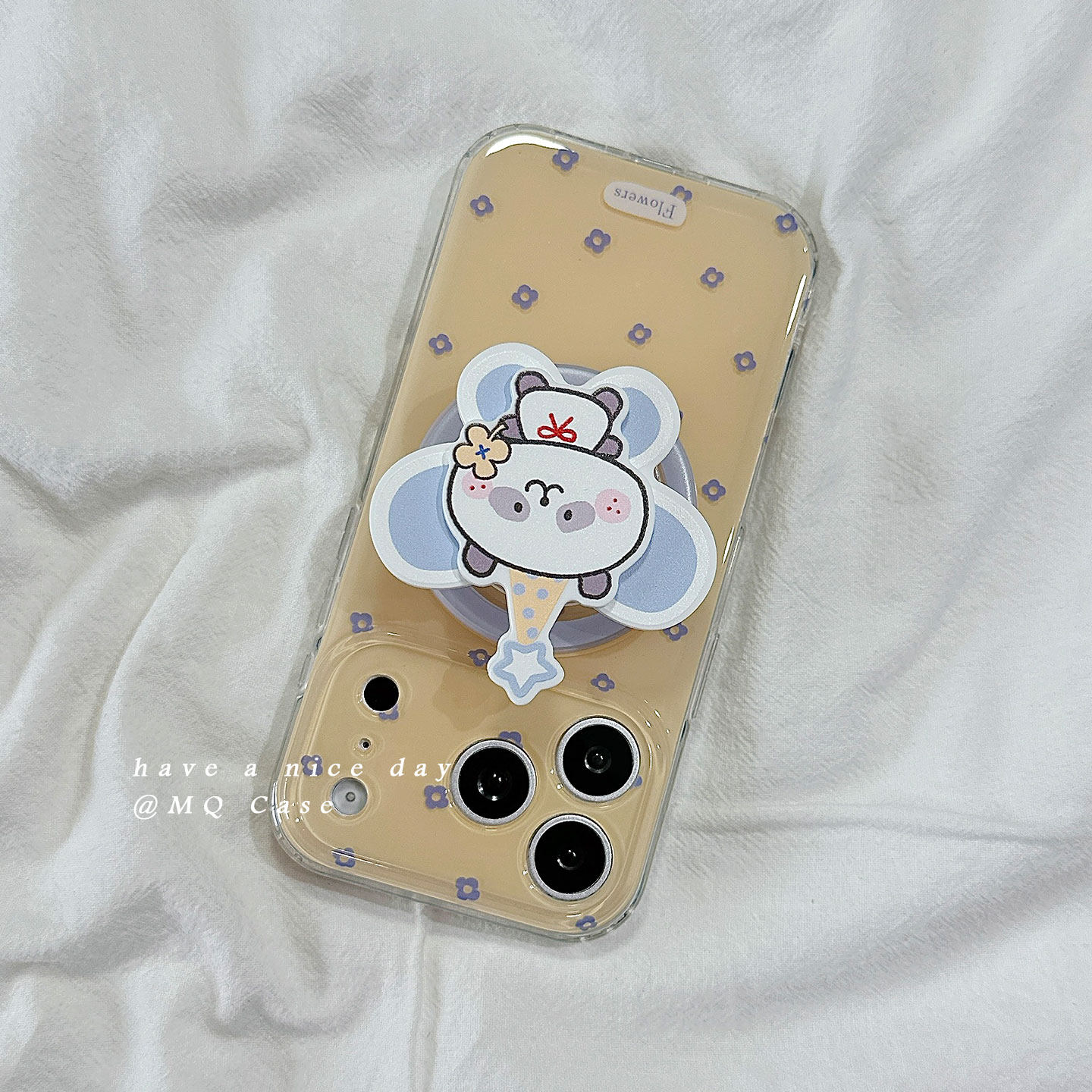 ins简约小花朵适用苹果17手机壳iPhone17Promax新款16高级感15保护套Pro硅胶防摔全包带磁吸支架超薄软壳女外