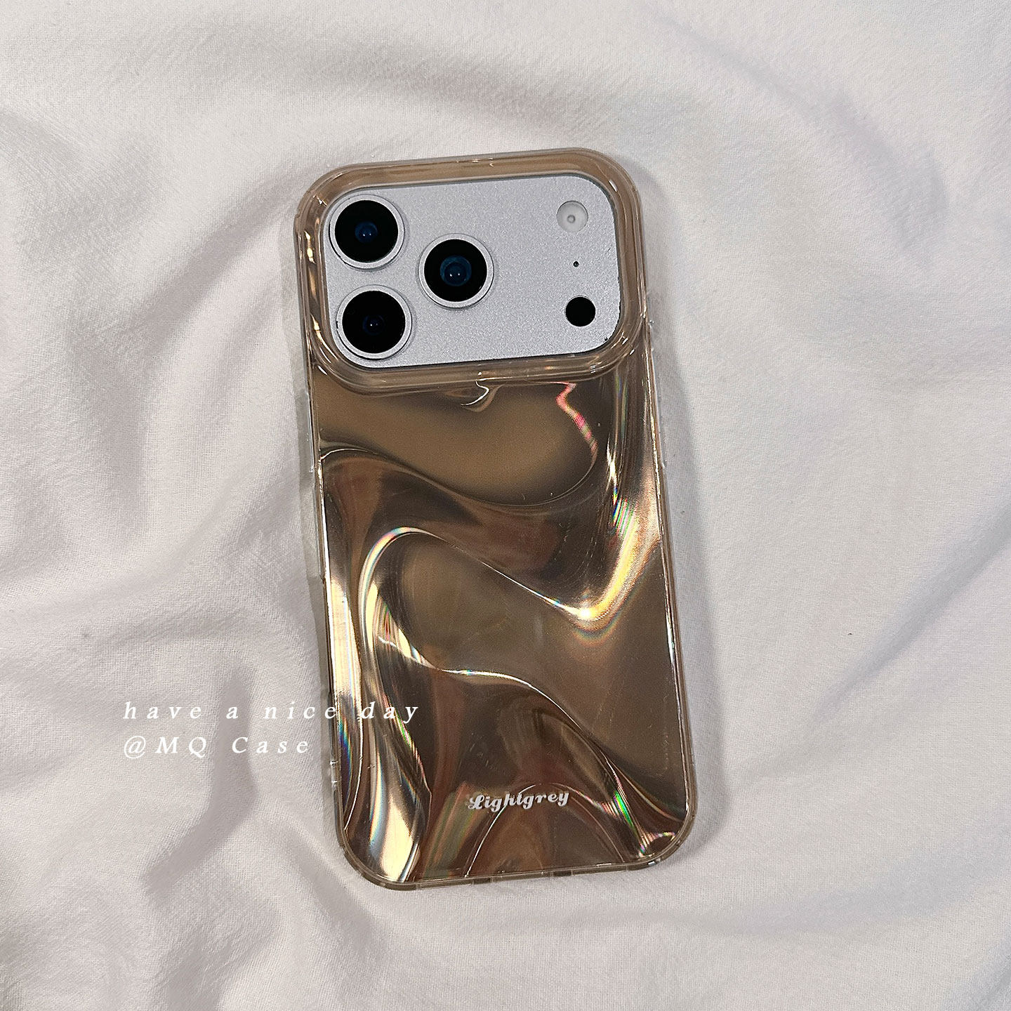 简约冷淡风水波纹适用苹果17手机壳iPhone17Promax新款16高级感15保护套13硅胶14防摔全包独特超火女款软壳外