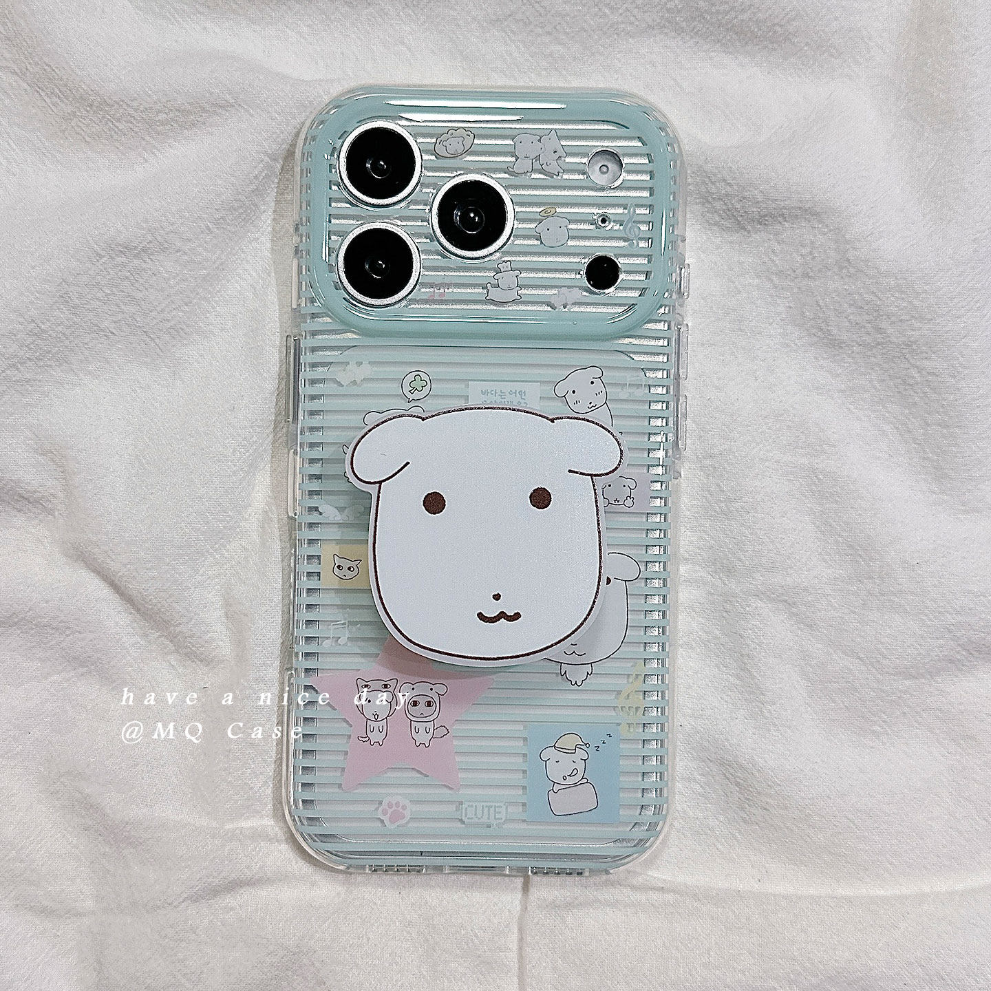 适用于iPhone可爱小狗手机壳