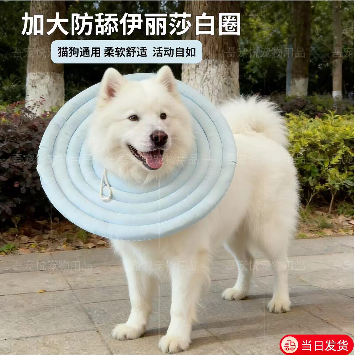 宠物专用加大加深伊丽莎白圈犬