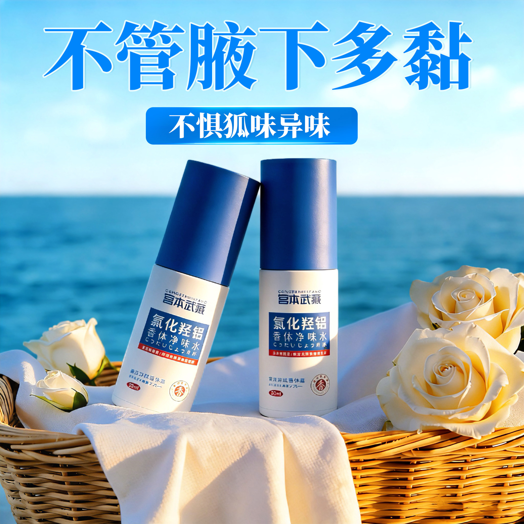 宫本武藏氯化羟铝香体净味水腋露腋下露去异味夏日好清爽