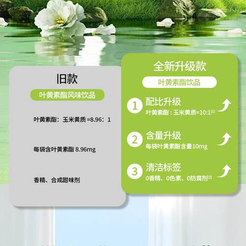 婴合兰叶黄素酯风味饮品袋装便OWQ携式独立包仕装30袋爱店室门同