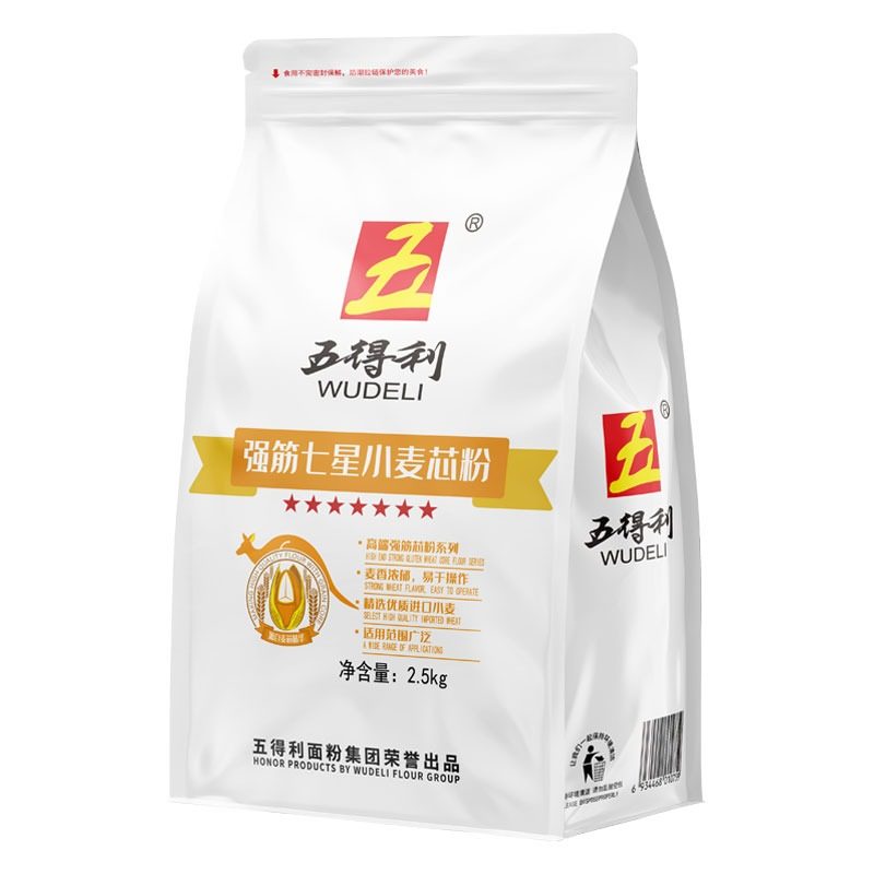 五得利强筋中筋面粉2.5~5kg图片