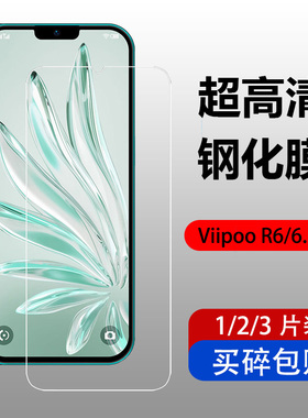 适用Viipoo R6钢化膜vi20220819手机保护贴膜6.5寸防爆钢化玻璃膜