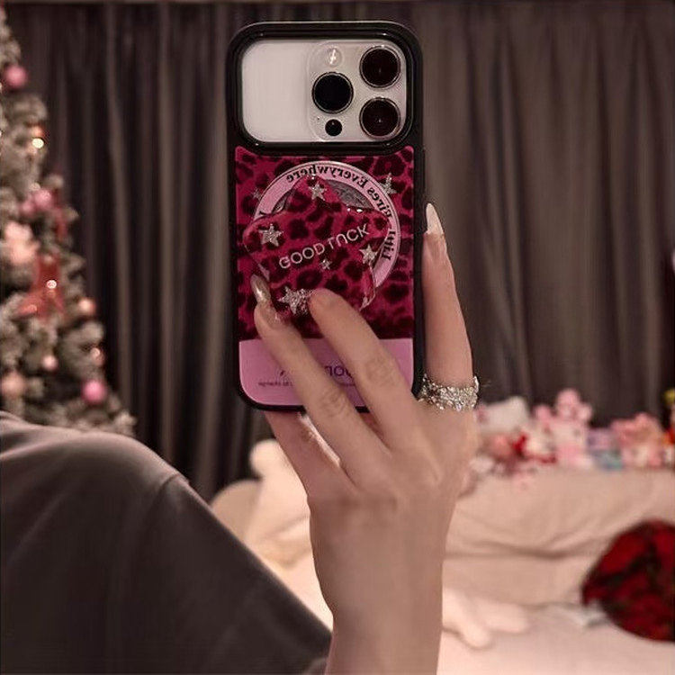 ins玫粉底豹纹银星星磁吸鎏金适用iPhone17promax手机壳15新款17pro13创意全包防摔16pro超好看17保护套,3C数码配件,手机保护套/壳,淘宝优惠券,粉丝福利购,淘宝优惠卷