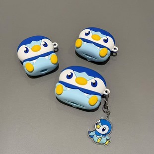 宝可梦波加曼适用苹果AirPods4代苹果无线蓝牙耳机套AirPodspro3代个性AirPods1/2硅胶AirPodspro2防摔耳机盒