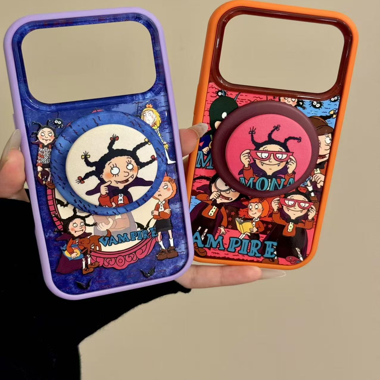 日韩魔镜魔女梦娜家族磁吸适用iPhone17promax手机壳15新款17pro13创意全包防摔16pro超好看17保护套