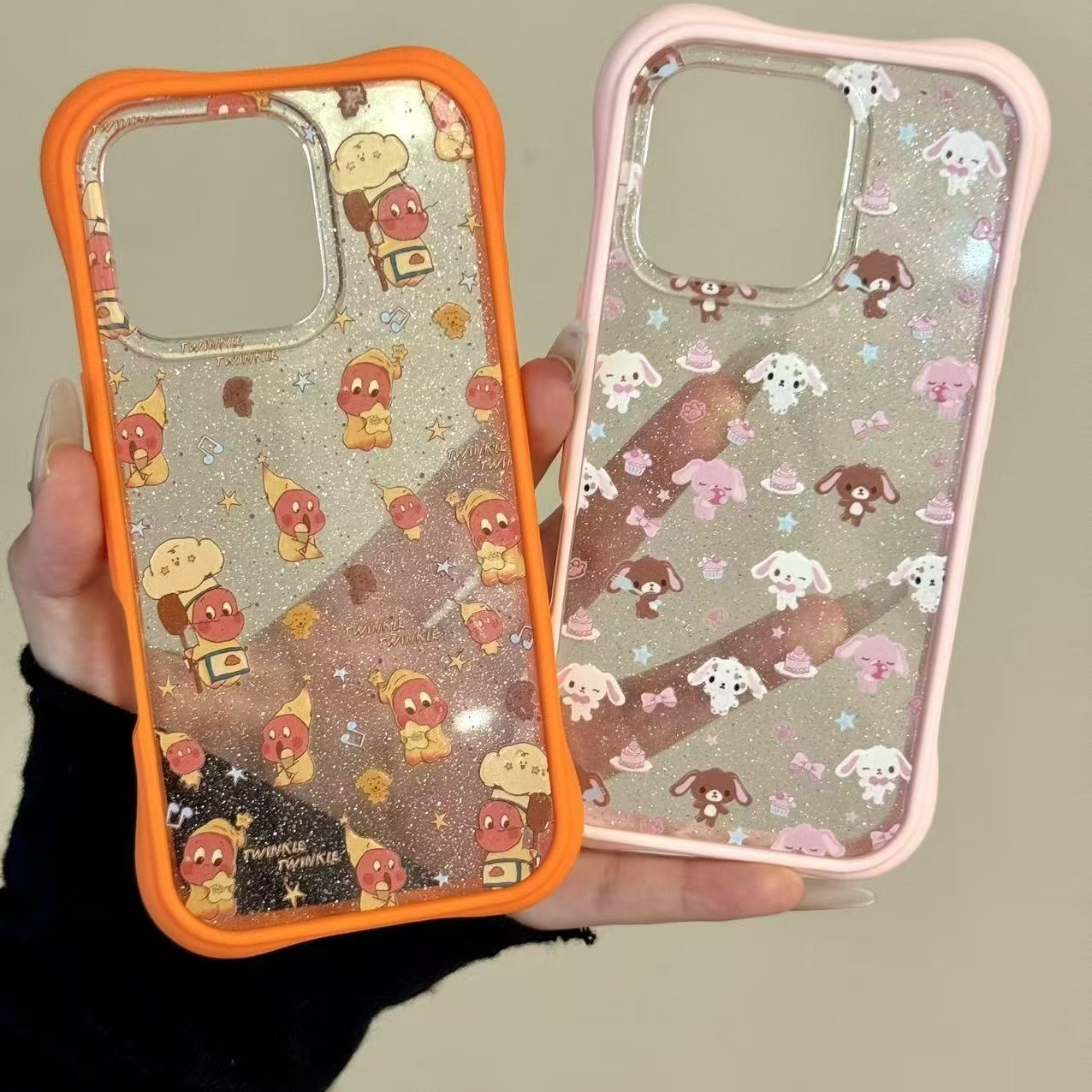 可爱透底厨师甜品星星小男孩甜品兔适用iPhone17promax手机壳15新款17pro网红女款1316pro超好看17保护套