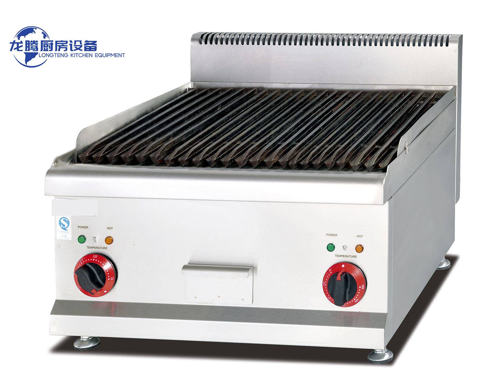 台式电火山石烤炉电热烧烤炉西餐牛排生蚝厂家直供酒店餐饮设备