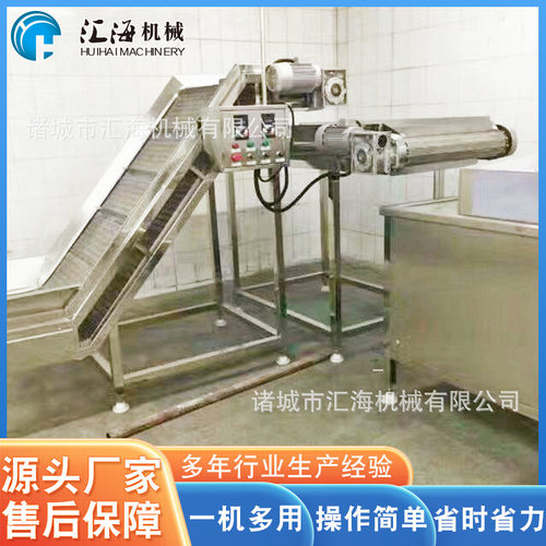 供应丸子油炸流水线设备 全自动油炸流水线 鸡排油炸流水线设备