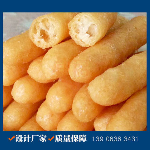 电加热江米条油炸机 搅拌式京果油炸锅 宜福沙琪玛油炸设备图片