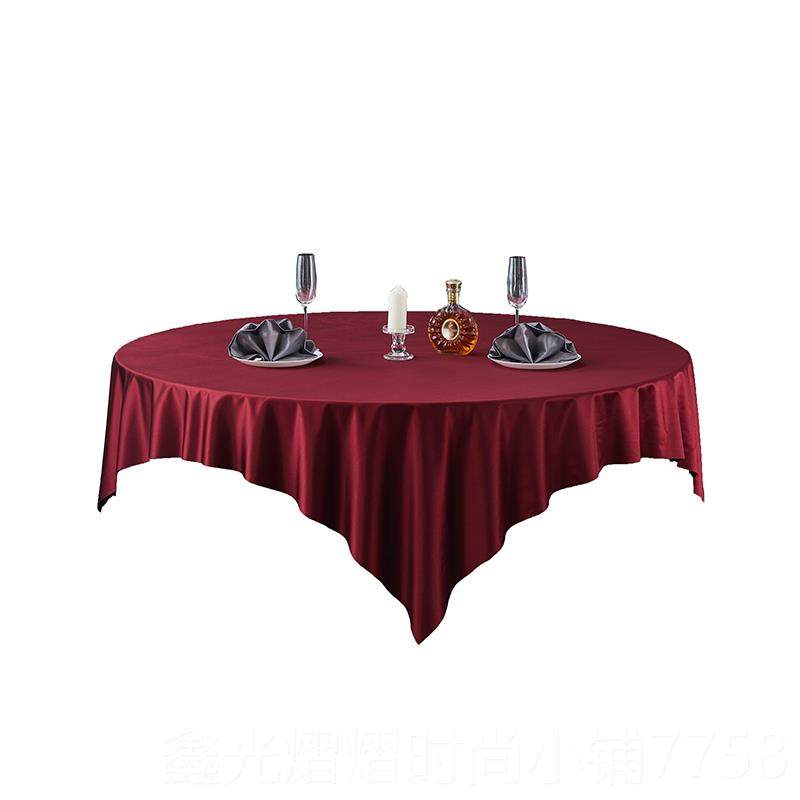 正品店桌布圆桌加厚布艺餐桌大圆专用高级感餐布桌饭圆形圆桌店台