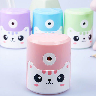 可爱卡通小猫削笔器削笔刀小学生卷笔刀自动进铅韩版文具用品