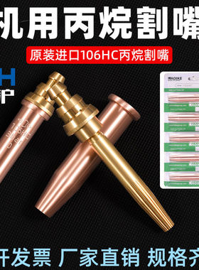 日本KOIKE小池酸素106HC丙烷102HC乙炔等压式机用割嘴原装进口