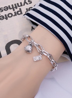 925银钱袋手链女生小众设计韩版diy国风不掉色高级感甜美批发