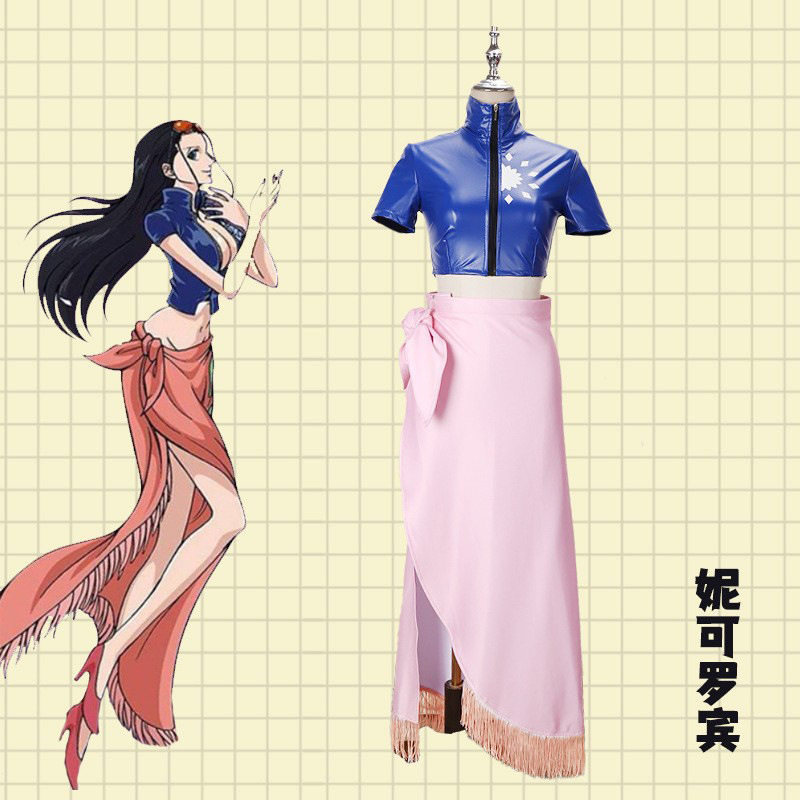 海贼王ONEPIECE妮可罗宾cosplay服装NicoRobin两年后cos裙子