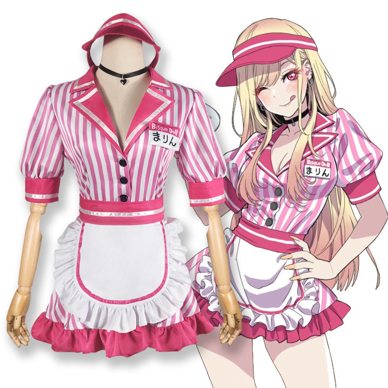 更衣人偶坠入爱河cos服喜多川海梦cosplay可爱服务生甜妹风女仆装