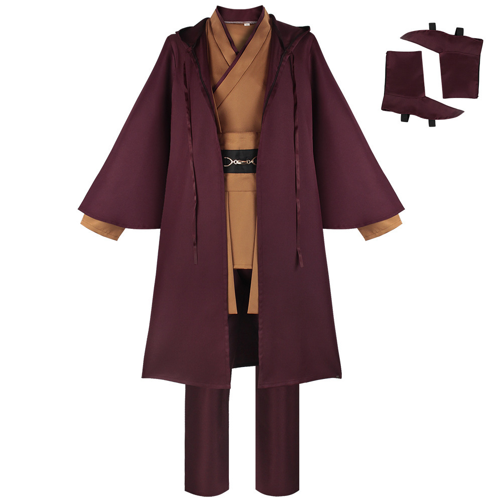 万圣节cos服星球大战欧比旺绝地武士cosplay服装舞台表演服装