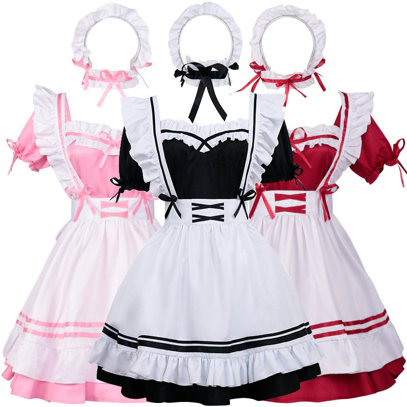 奇迹暖暖环游世界红酒甜心女仆装lolita可爱女佣服cosplay手游戏