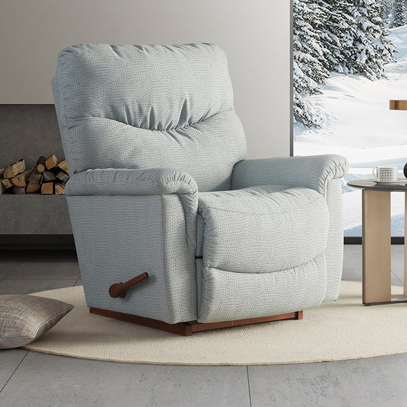 lazboy乐至宝多功休闲家用单人沙发客厅小户型千鸟格手动艾莎521e