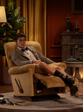 【专柜同款】LAZBOY乐至宝进口功能沙发单人椅LZF.559A黄石公园