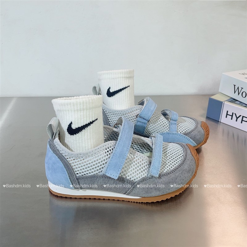 儿童凉鞋2025夏季新款女童鞋子真皮网鞋男童运动鞋软底防滑沙滩鞋