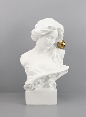 欧式树脂人物摆件样板房售t楼部卧室书房客厅餐厅桌面玄关饰品摆