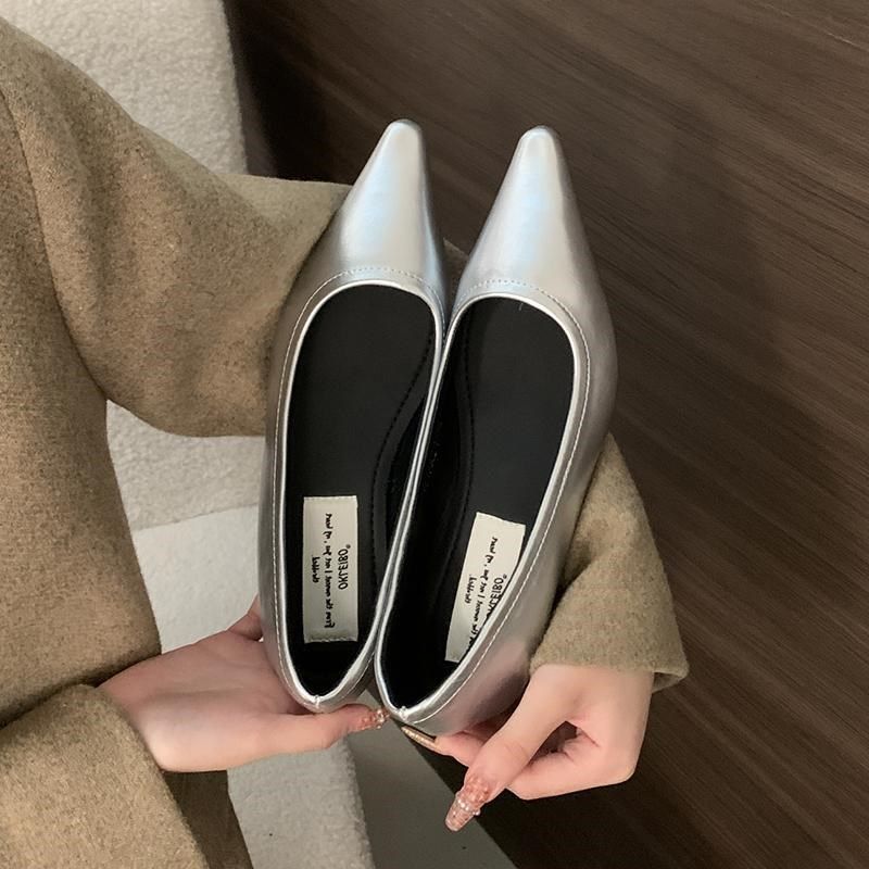 法式平底浅口尖头瓢鞋女百搭不累脚一脚蹬休闲四季鞋子豹纹单鞋女,女鞋,浅口单鞋,淘宝优惠券,粉丝福利购,淘宝优惠卷