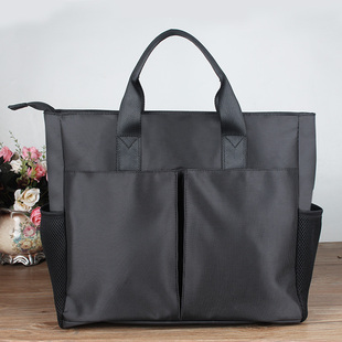 男包大容量休闲商务手提包资料会议袋牛津布包旅行包运动文件包包