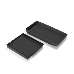 TPARTS适用特斯拉焕新版ModelY/YL/3中控扶手下层硅胶储物盒配件