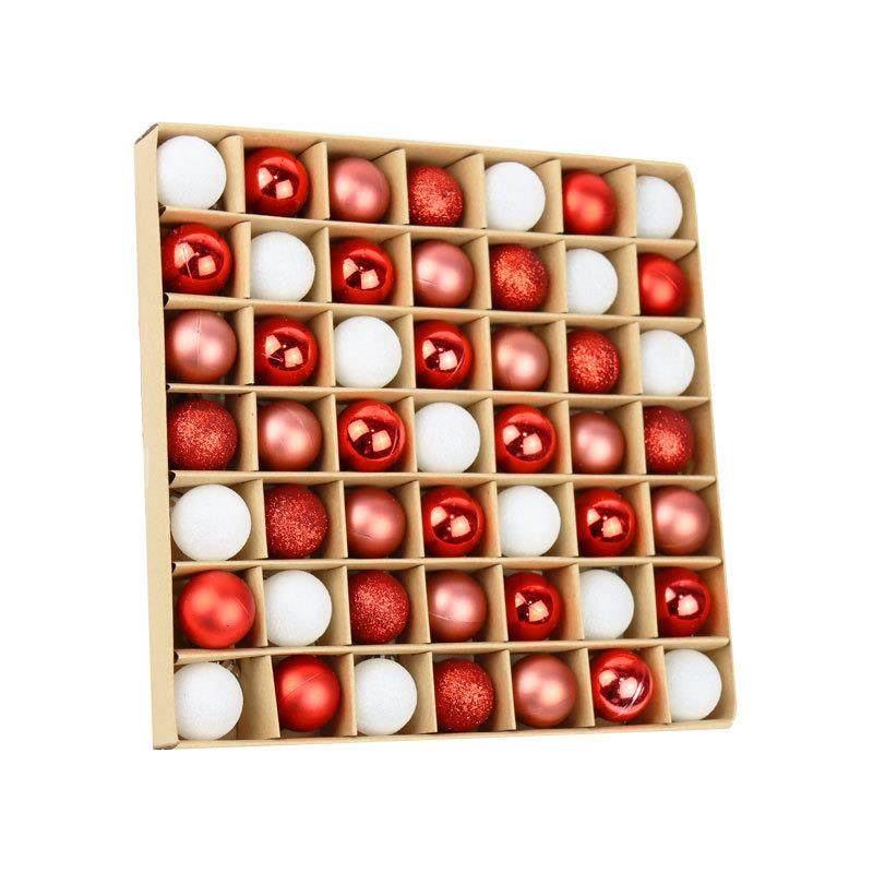 3cm36个盒装圣诞球彩绘异形球圣诞树装饰品挂件塑料亚光球,节庆用品/礼品,圣诞装饰品,淘宝优惠券,粉丝福利购,淘宝优惠卷
