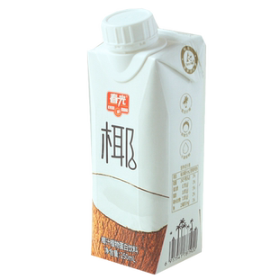 春光正宗椰子汁245ml 新鲜生榨椰奶厚椰乳植物蛋白饮料 海南特产