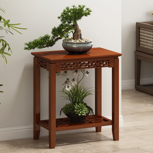 微竹希语楠竹花架子室内花盆置物