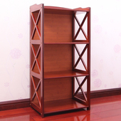 楠竹置物架简易多层厨房储物柜子儿童收纳客厅学生实木小书柜落地