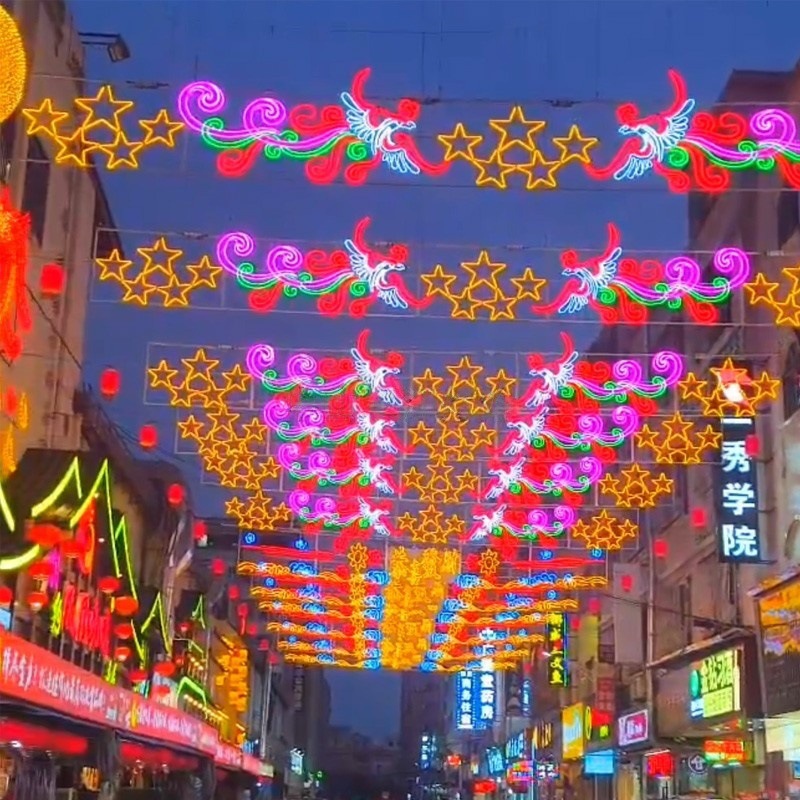户外防水挂件马年春节装饰灯量化