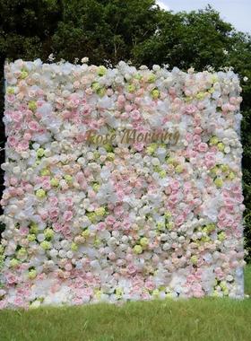 装饰花墙布景网红打卡仿真花墙背景墙商场户外婚礼迎宾签到花墙