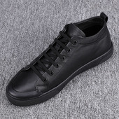 潮流百搭休闲真皮板鞋 欧洲站男鞋 子男高帮皮鞋 潮牌鞋 2026春秋新款