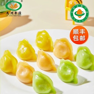 九洲丰园王爷爷系列有机儿童牛肉时蔬小水饺168g/袋