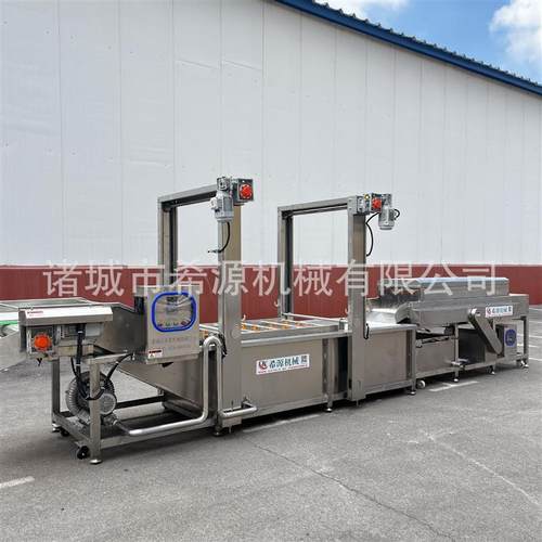 全自动果蔬气泡清洗机橘子大枣蓝莓枸杞果蔬肉制品清洗风干流水线