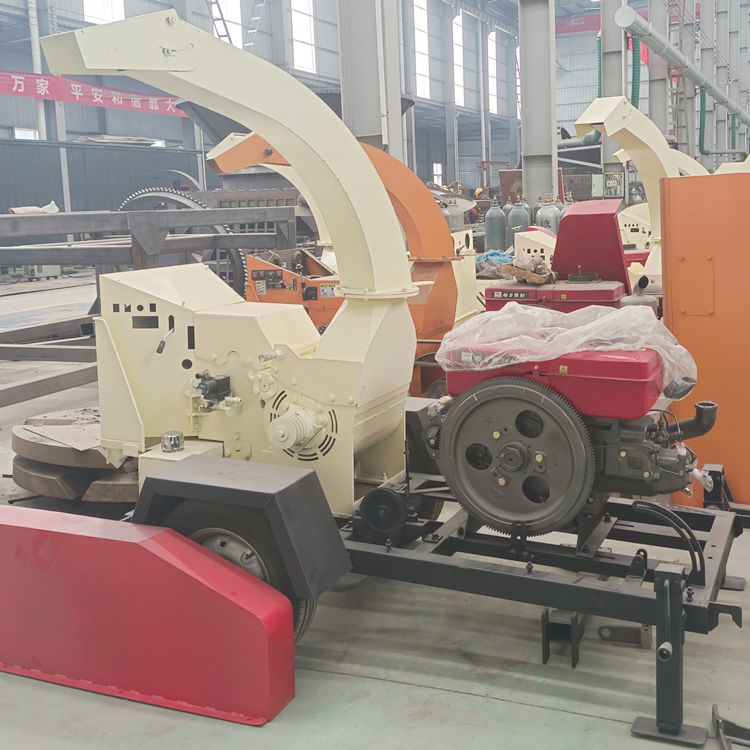 大型园林树枝粉碎机边角