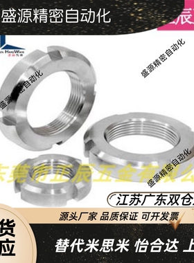 SSAN00--SSAN23不锈钢304圆螺母JLNS/BKJ61台湾进口轴承用螺帽