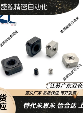 304粗牙BNGS 细牙BNRS3/4/5/4/5/6四角型防松动轴承螺帽止动螺丝