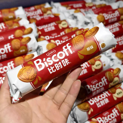 比利时进口Lotus和情缤咖时焦糖夹心饼干巧克力香草婚喜饼零食品