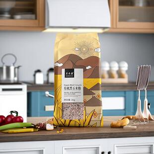 敖汉农产品有机黑糯玉米糁真空包装熬粥做饭打米糊软糯香甜